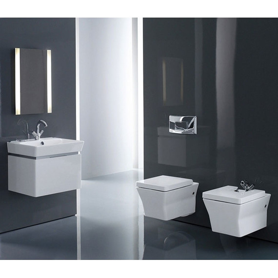 Биде подвесное Jacob Delafon Reve E4812-00 с крышкой микролифт - фото 2