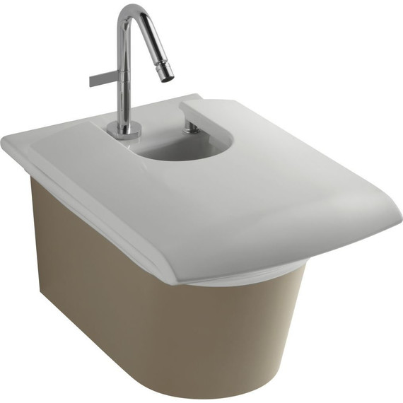 Биде подвесное Jacob Delafon Stillness E1304-00 с крышкой микролифт - фото 8