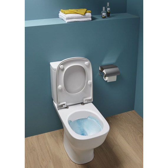 Унитаз-компакт безободковый Jacob Delafon Struktura UJAJ102-WTE - фото 7