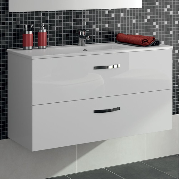 Тумба подвесная с раковиной Jacob Delafon Ola 100 см EB392RU-J5, белый - фото 5