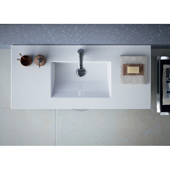 Тумба подвесная с раковиной Jacob Delafon Ola 100 см EB392RU-J5, белый - фото 9