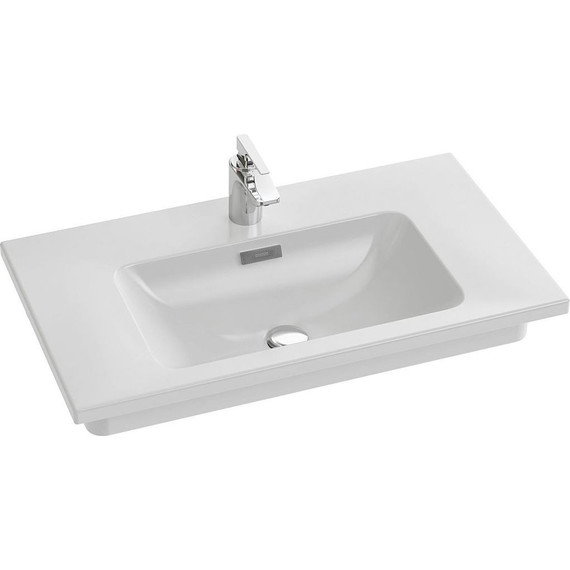 Тумба подвесная с раковиной Jacob Delafon Madeleine 80 см EB2053-J5, белый - фото 9