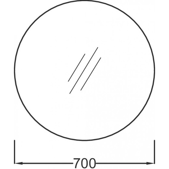 Зеркало Jacob Delafon Odeon Rive Gauche 70 см EB1177-GLD, золото - фото 3