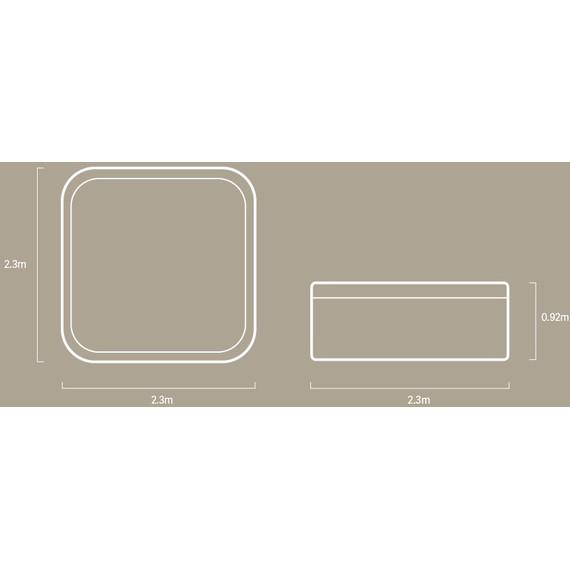Спа бассейн Vortex Spas Spectrum 230х230 см - фото 7