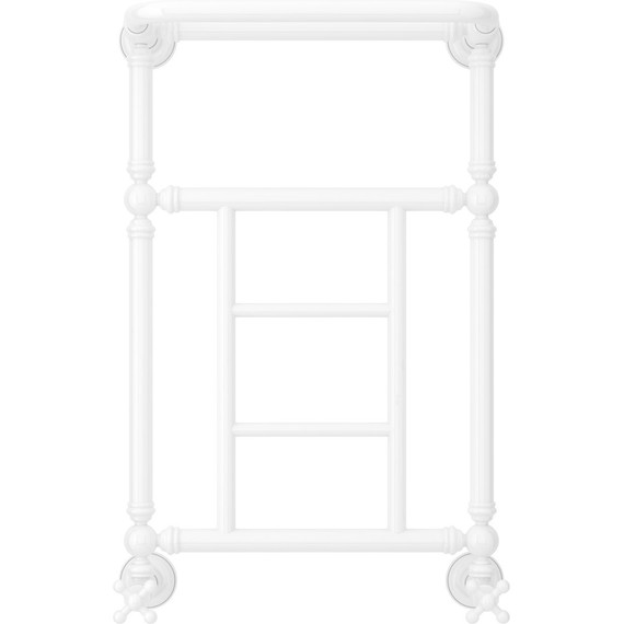 Полотенцесушитель водяной Сунержа Ренессанс 1452 с полкой П5 650х400 мм 12-0282-6640, белый - фото 2