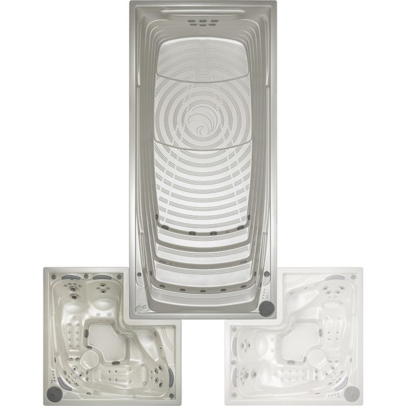 Спа бассейн USSPA Swim Spa M 457х239 см, для коммерческого использования - фото 3