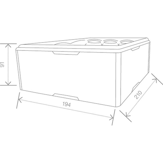 Спа бассейн Vibes by USSPA Pura 210х194 см, gypsum - фото 3