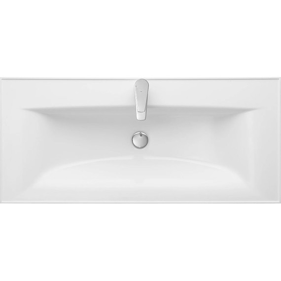 Раковина врезная на столешницу Акватон Айрис 100 см 1A723031AG010 - фото 3