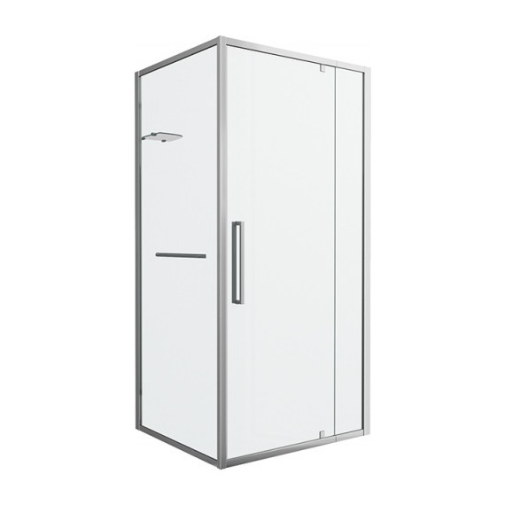 Душевое ограждение Bravat Line 90х90 см BS090.2116A, хром/прозрачное - фото 