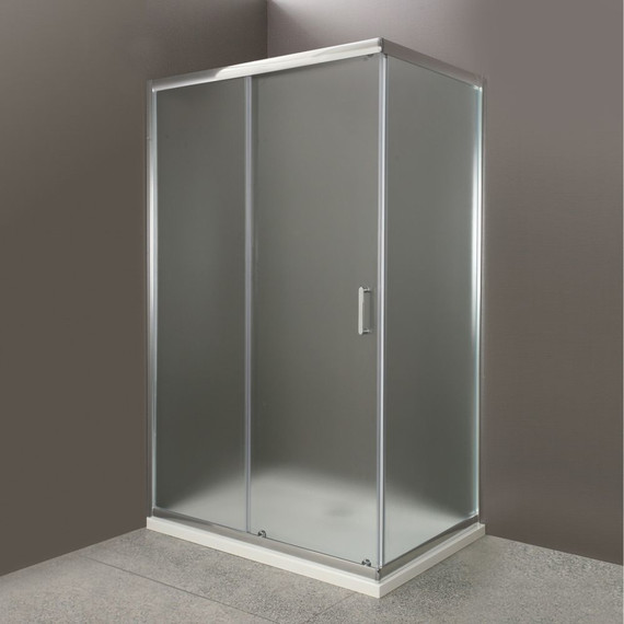 Душевое ограждение BelBagno 120х80 см UNO-AH-1-120/80-P-Cr, хром/текстурное - фото 