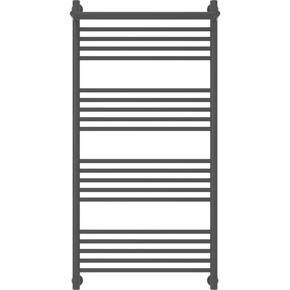 Полотенцесушитель водяной Сунержа Богема с полкой+ П20 1200х600 мм 31-0223-1260, чёрный матовый - фото 2