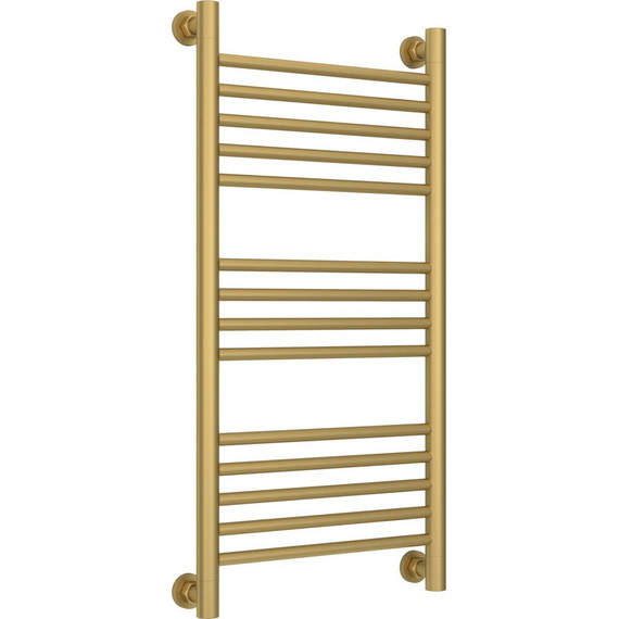Полотенцесушитель водяной Сунержа Богема+ П14 800x400 мм (прямая перемычка) 032-0220-8040, золото матовое - фото 