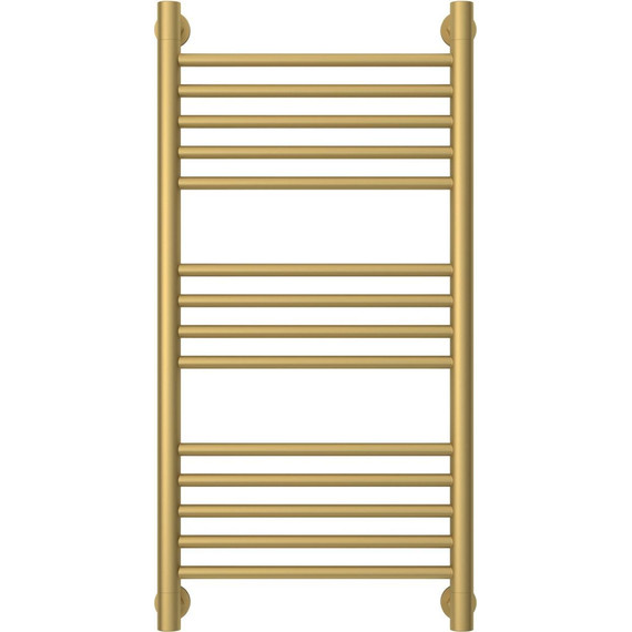 Полотенцесушитель водяной Сунержа Богема+ П14 800x400 мм (прямая перемычка) 032-0220-8040, золото матовое - фото 2