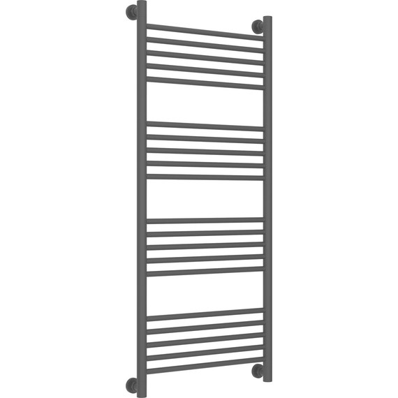 Полотенцесушитель водяной Сунержа Богема+ П20 1200x500 мм (прямая перемычка) 15-0220-1250, тёмный титан муар - фото 