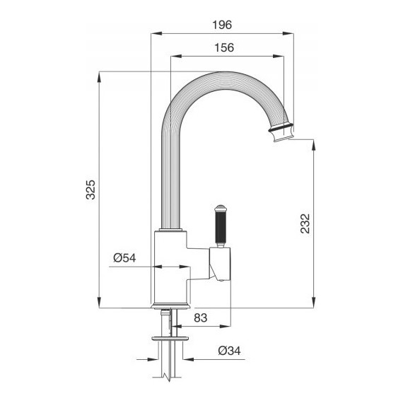 Смеситель для раковины Cezares APHRODITE-LS2-01-Bi, Цвет производителя: хром - фото 2