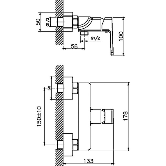 Набор для гигиенического душа Haiba HB55176 - фото 2