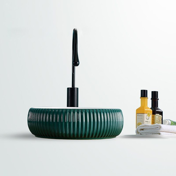 Смеситель для раковины высокий Bronze de Luxe Scandi 9015B, черный, Цвет производителя: чёрный - фото 6