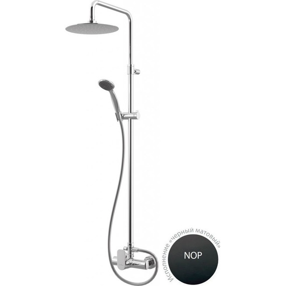 Душевая стойка Cezares Articoli Vari CZR-B-CDA-NOP, черный, Цвет производителя: чёрный - фото 