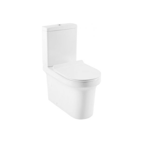 Унитаз-компакт безободковый Aquanet Rimless Nova-C1 BL-101N-TPT-A 203338 с тонкой крышкой микролифт - фото 