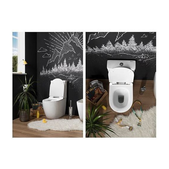 Унитаз-компакт безободковый Aquanet Rimless Cetus-C1 BL-102N-TPT 203342 с тонкой крышкой микролифт - фото 12