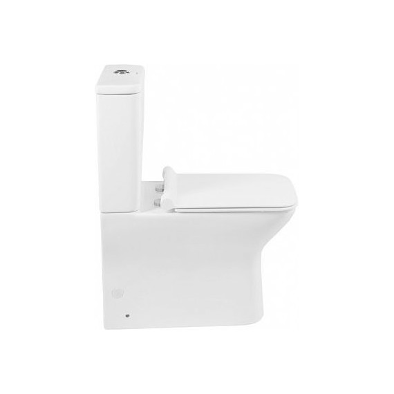 Унитаз-компакт безободковый Aquanet Rimless Cube-C CL-12248B 210759 с тонкой крышкой микролифт - фото 4