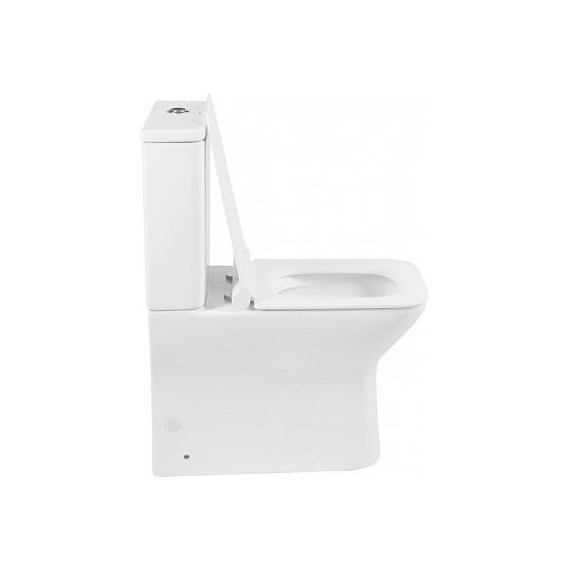 Унитаз-компакт безободковый Aquanet Rimless Cube-C CL-12248B 210759 с тонкой крышкой микролифт - фото 5