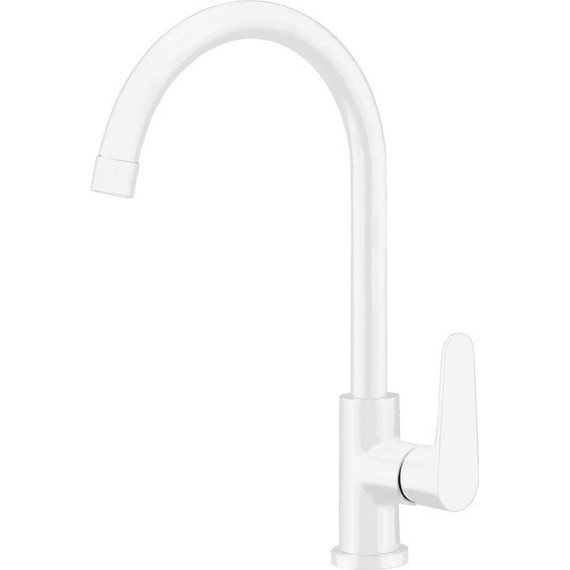 Смеситель для кухни Cezares LACONICO-C-LL25-BLC, белый - фото 