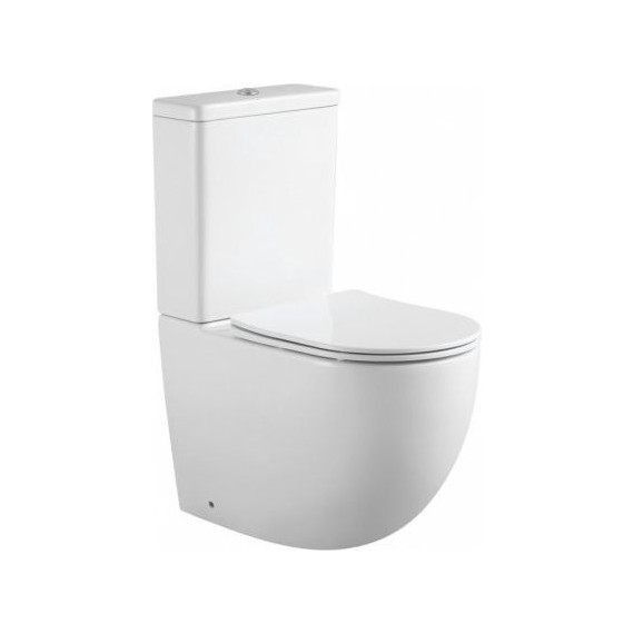 Унитаз-компакт безободковый Aquanet Rimless Cetus 2.0 C1 LX-2903 243538 с тонкой крышкой микролифт - фото 