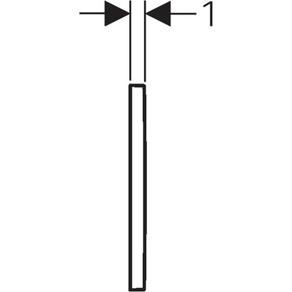 Кнопка смыва Geberit Omega 30 115.080.KK.1, белый/золото - фото 3