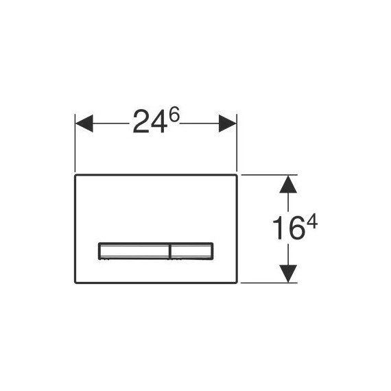Кнопка смыва Geberit Sigma 50 115.788.DW.2, черный/нержавеющая сталь - фото 2