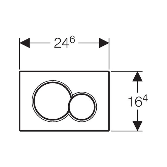 Кнопка смыва Geberit Sigma 01 115.770.21.5 - фото 2
