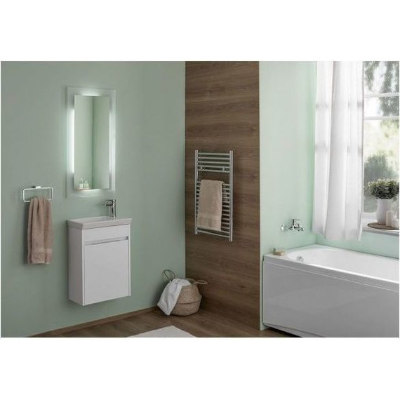 Зеркало Aquanet Нота 45 см 159094, алюминий - фото 3