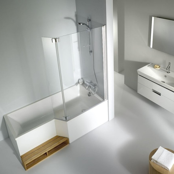 Ванна акриловая Jacob Delafon Bain Douche Neo 170х90 см R E6D002R-00 с ножками, Размер - мм: 1700х900 - фото 5