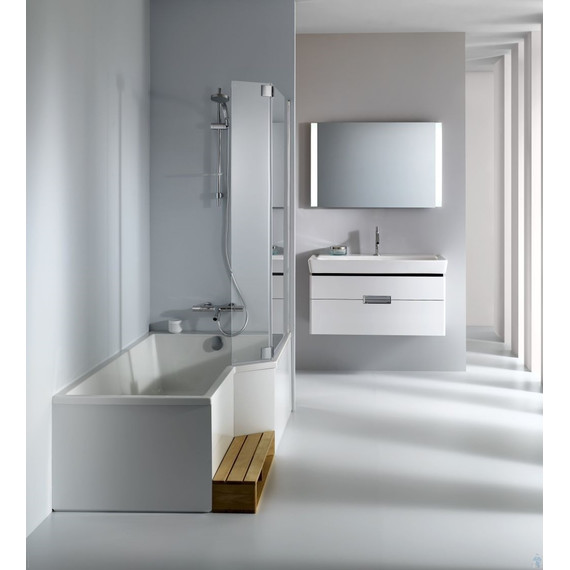 Ванна акриловая Jacob Delafon Bain Douche Neo 170х90 см R E6D002R-00 с ножками, Размер - мм: 1700х900 - фото 4