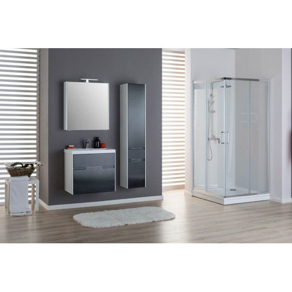 Зеркало-шкаф Aquanet Латина 70 см 179997, белый - фото 6