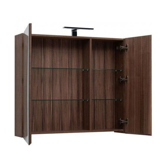 Зеркало-шкаф Aquanet Нью-Йорк 100 см 203955, орех - фото 2