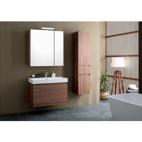 Зеркало-шкаф Aquanet Нью-Йорк 85 см 203954, орех - фото 7