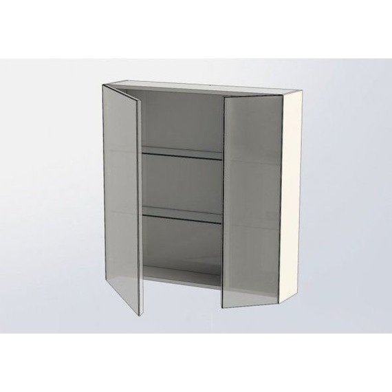 Зеркало-шкаф Aquanet Нью-Йорк 85 см 203954, орех - фото 10