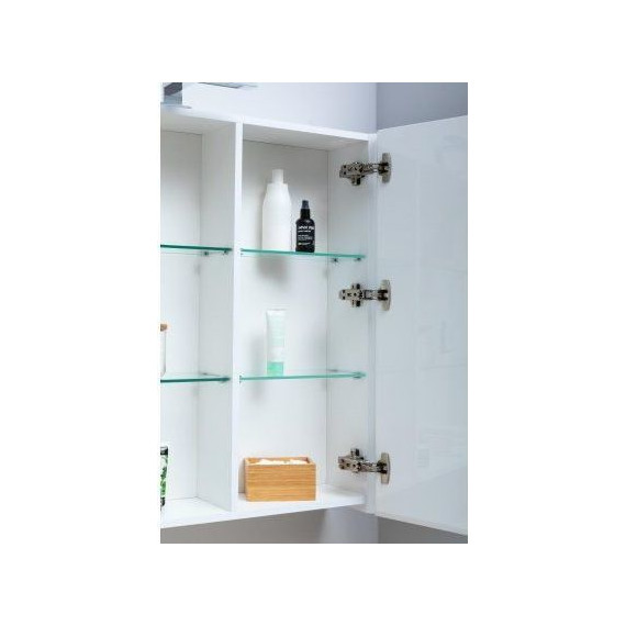 Зеркало-шкаф Aquanet Йорк 85 см 202089, белый - фото 4