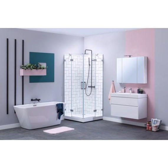 Тумба подвесная с раковиной Aquanet Бруклин 70 см 203959, белый - фото 12