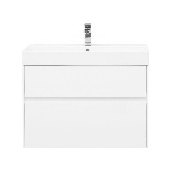 Тумба подвесная с раковиной Aquanet Бруклин 85 см 203960, белый - фото 3