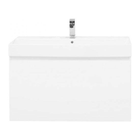 Тумба подвесная с раковиной Aquanet Йорк 100 см 202091, белый - фото 3