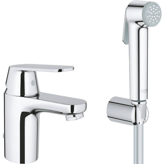 Смеситель для раковины с лейкой для биде Grohe Eurosmart Cosmopolitan 23125000 - фото 