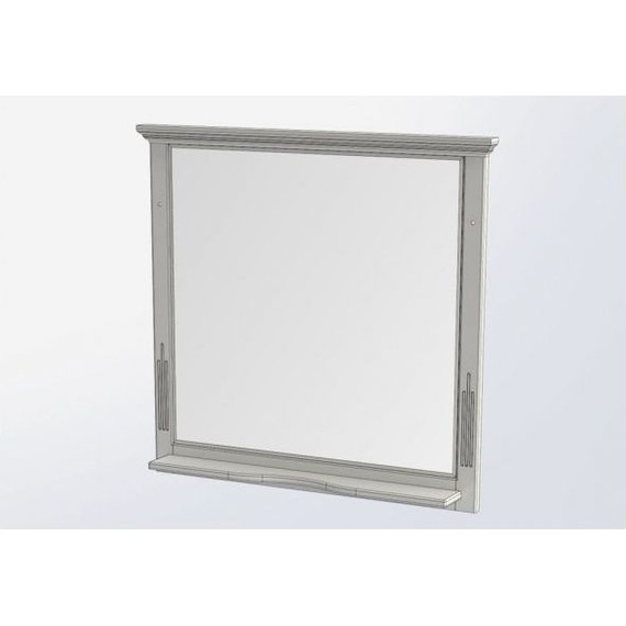 Зеркало Aquanet Лагуна 105 см 175304, белый - фото 3