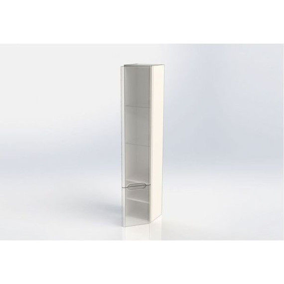 Пенал подвесной Aquanet София 35 см 199871, белый - фото 4