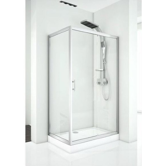 Душевое ограждение Aquanet Alfa NAA1131 140x80 см, хром/прозрачное - фото 4