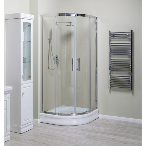 Душевое ограждение Aquanet Delta NPE2142 90x90 см (стекло 8 мм), хром/прозрачное - фото 4