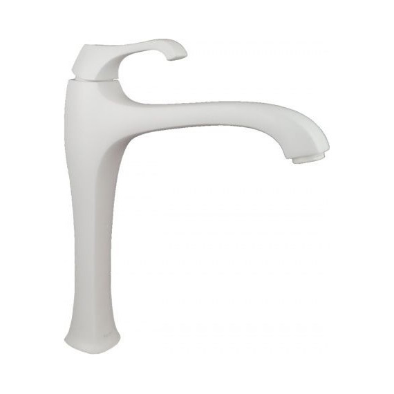 Смеситель для раковины высокий Emmevi Ares BIO76006, белый - фото 