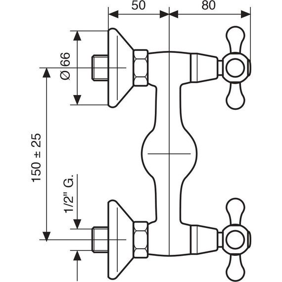 Смеситель для душа Emmevi Deco Classic OR12002, золото - фото 2