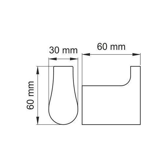 Крючок WasserKraft Glan K-5123, цвет чёрный - фото 5
